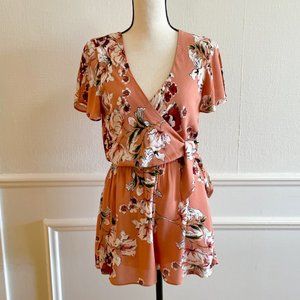 Everly Floral Romper NWT